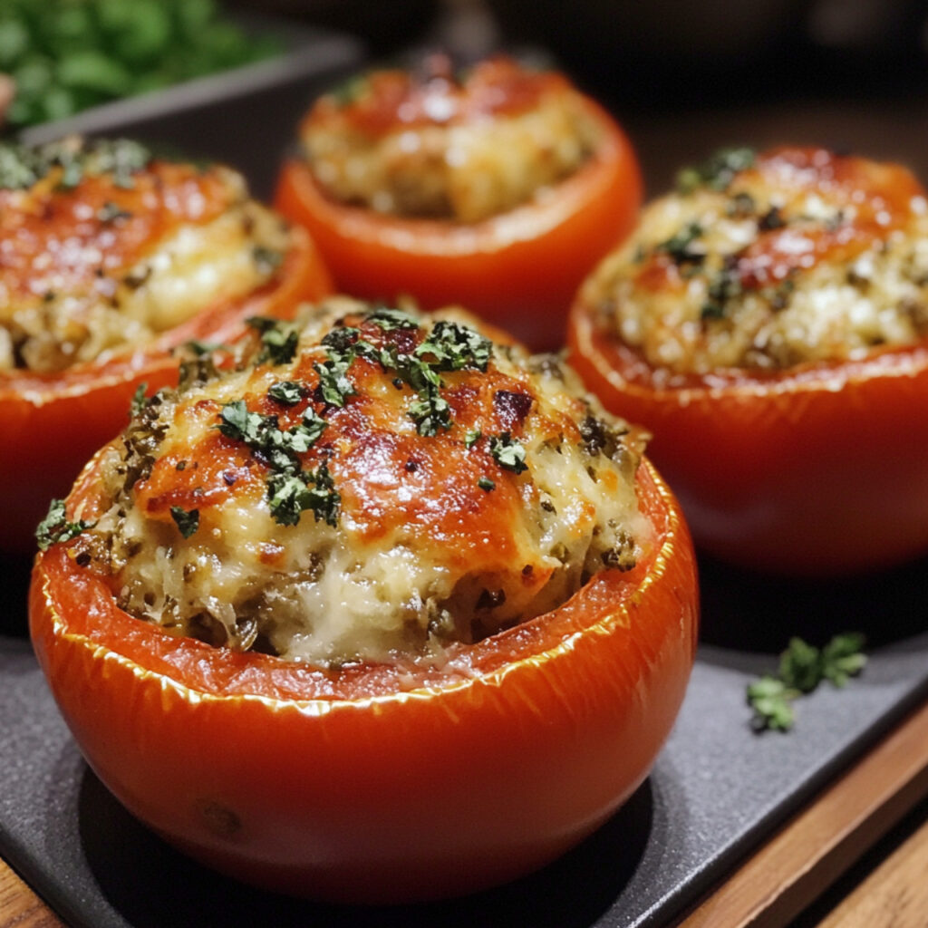 Roasted Stuffed Tomatoes