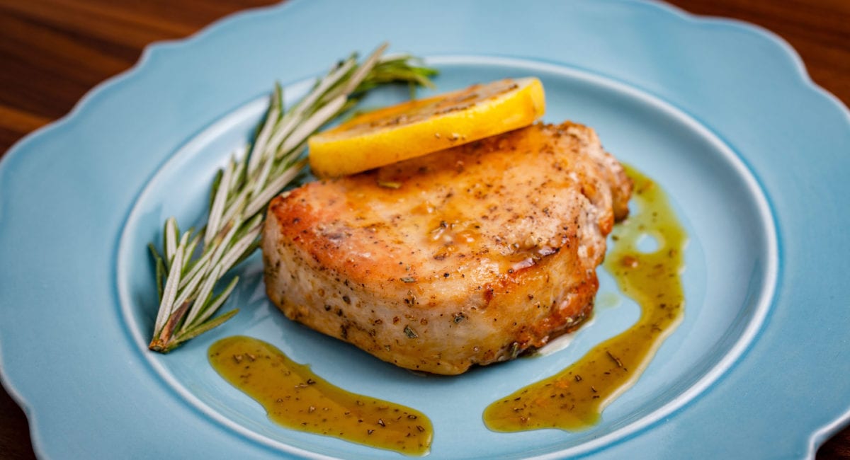 honey lemon pork chop