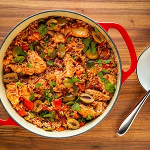 one pot chicken and spanish rice