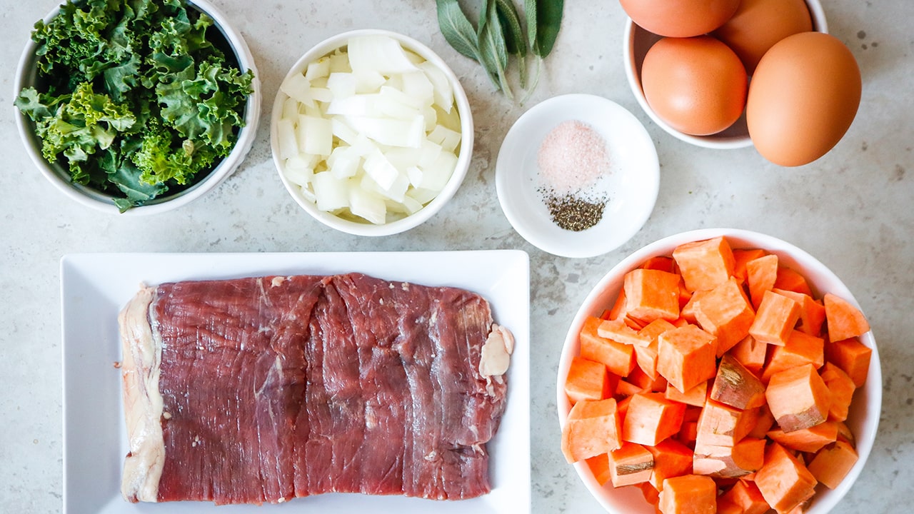 steak and sweet potato hash recipe
