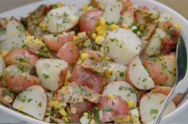 summer potato salad with bacon