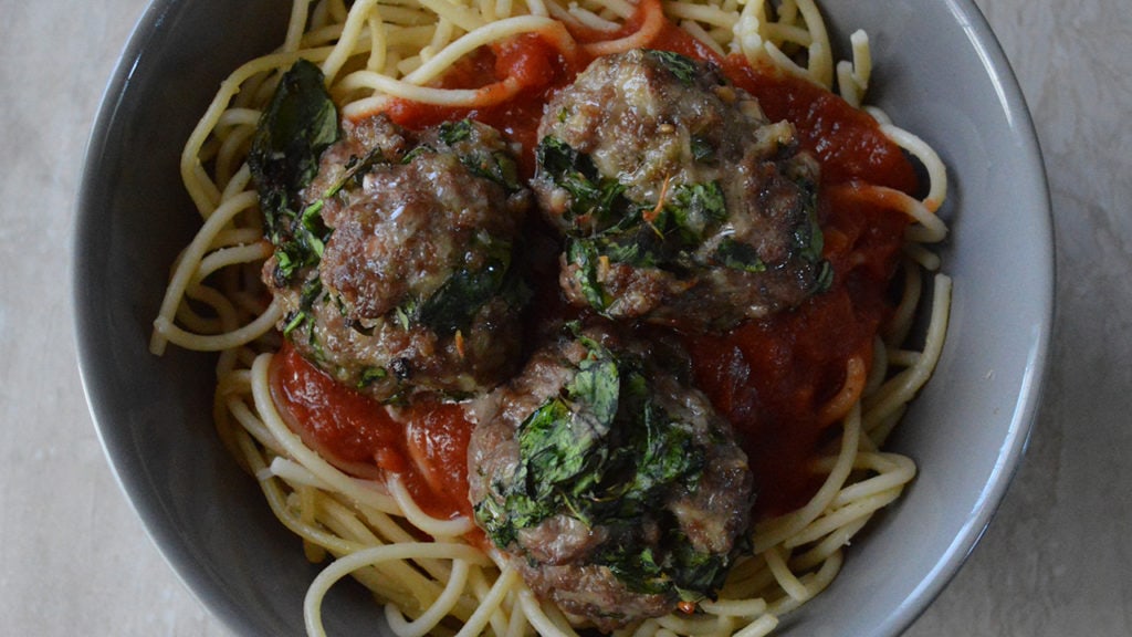 spinach meatballs