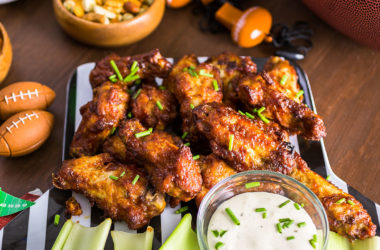 football party big game wings