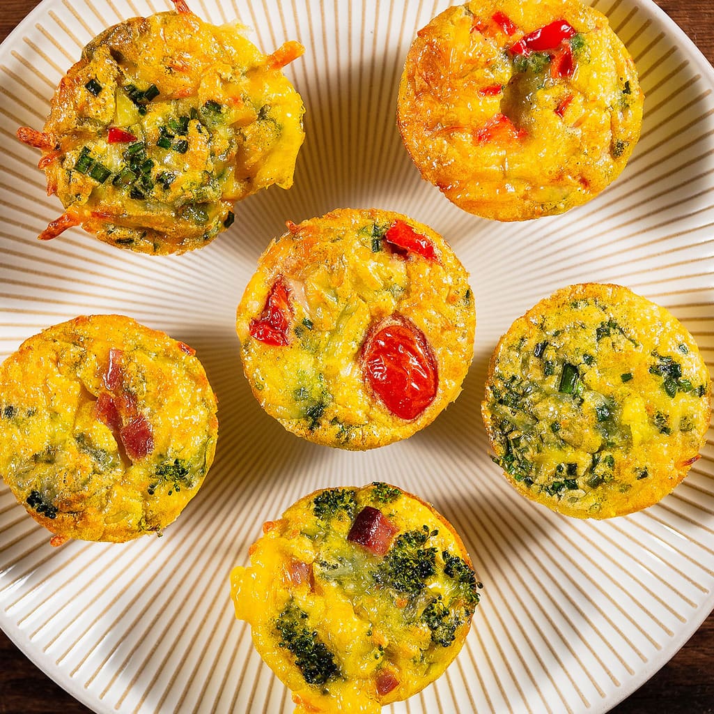 Individual Frittatas Sausage, Bacon, Veggies, and More Just Cook by