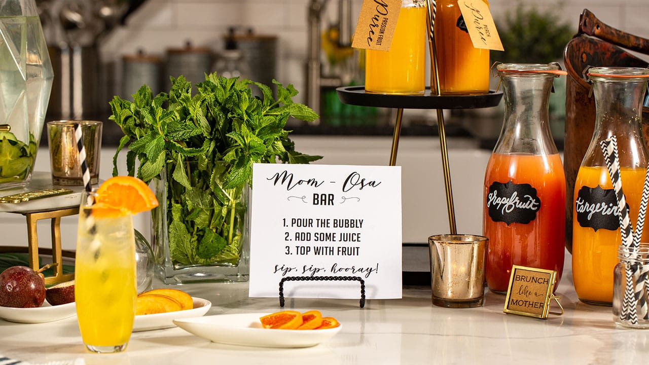 Your Weekend Just Got Better With This Awesome Mimosa Bar - The Gourmet  Insider
