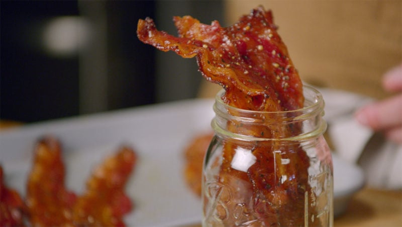 homemade candied bacon
