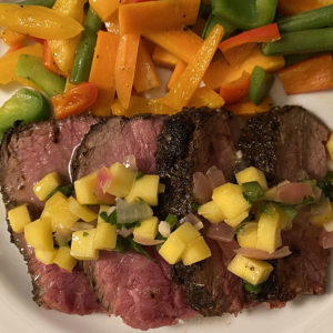 Grilled Tri-Tip with Mango Salsa