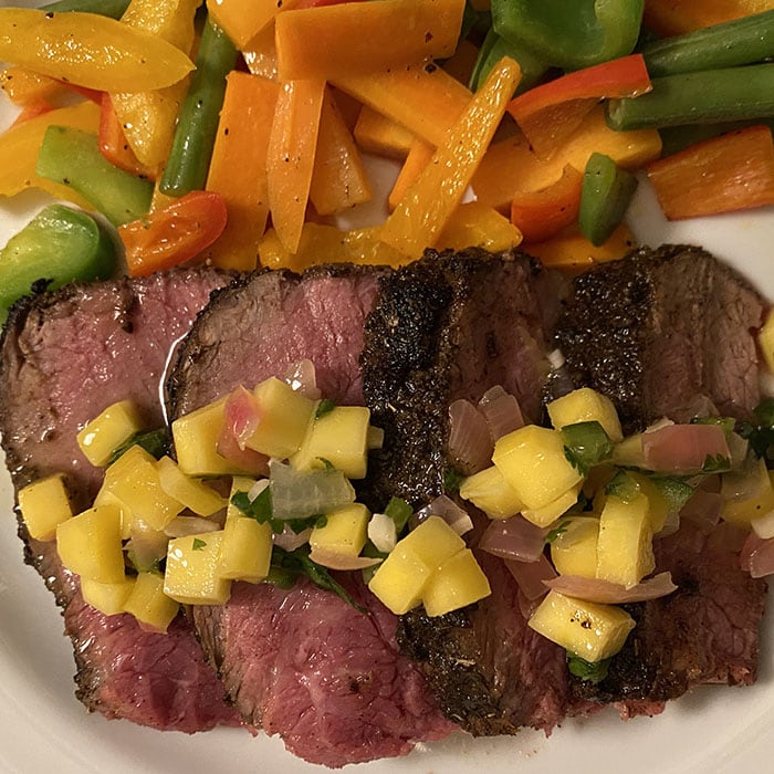 Grilled Tri-Tip with Mango Salsa