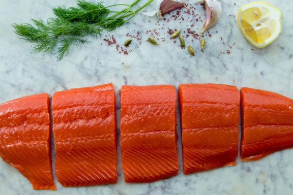 salmon as part of mediterranean diet