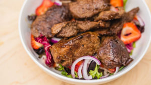 steak tips salad recipe