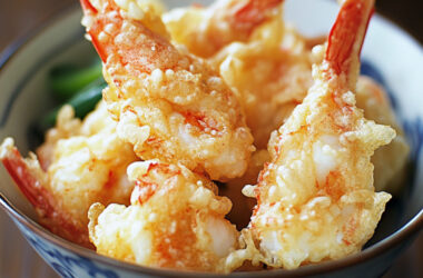 Lobster Tempura in a bowl