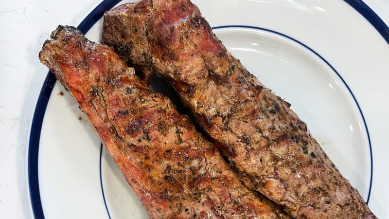 Grilled Pork Tenderloin with Oregano Salt Rub