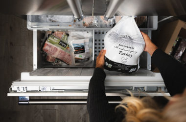 taking turkey out of freezer