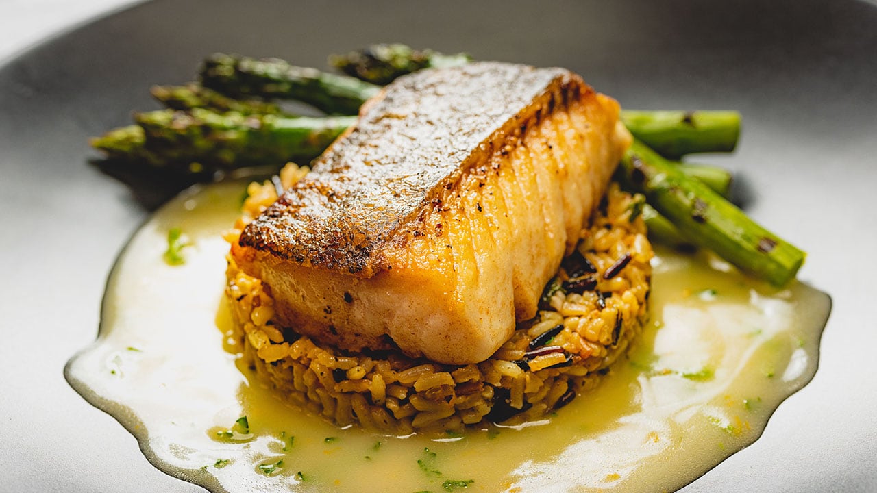 Seared Sablefish With White Wine And