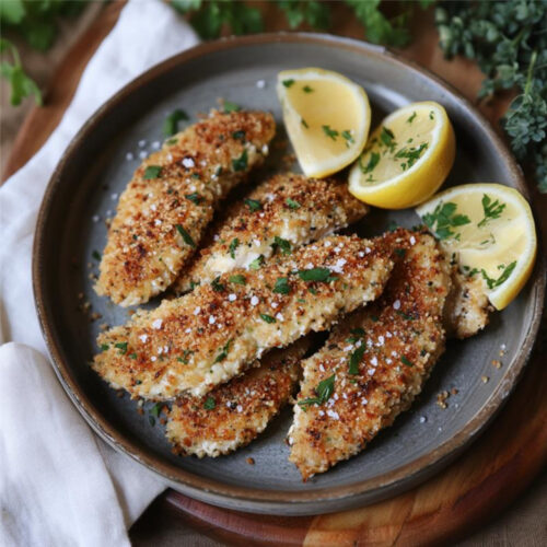 Za'atar Crusted Chicken Cutlets