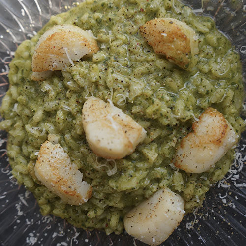 Parmigiano Risotto with Toasted Scallops - Kuali