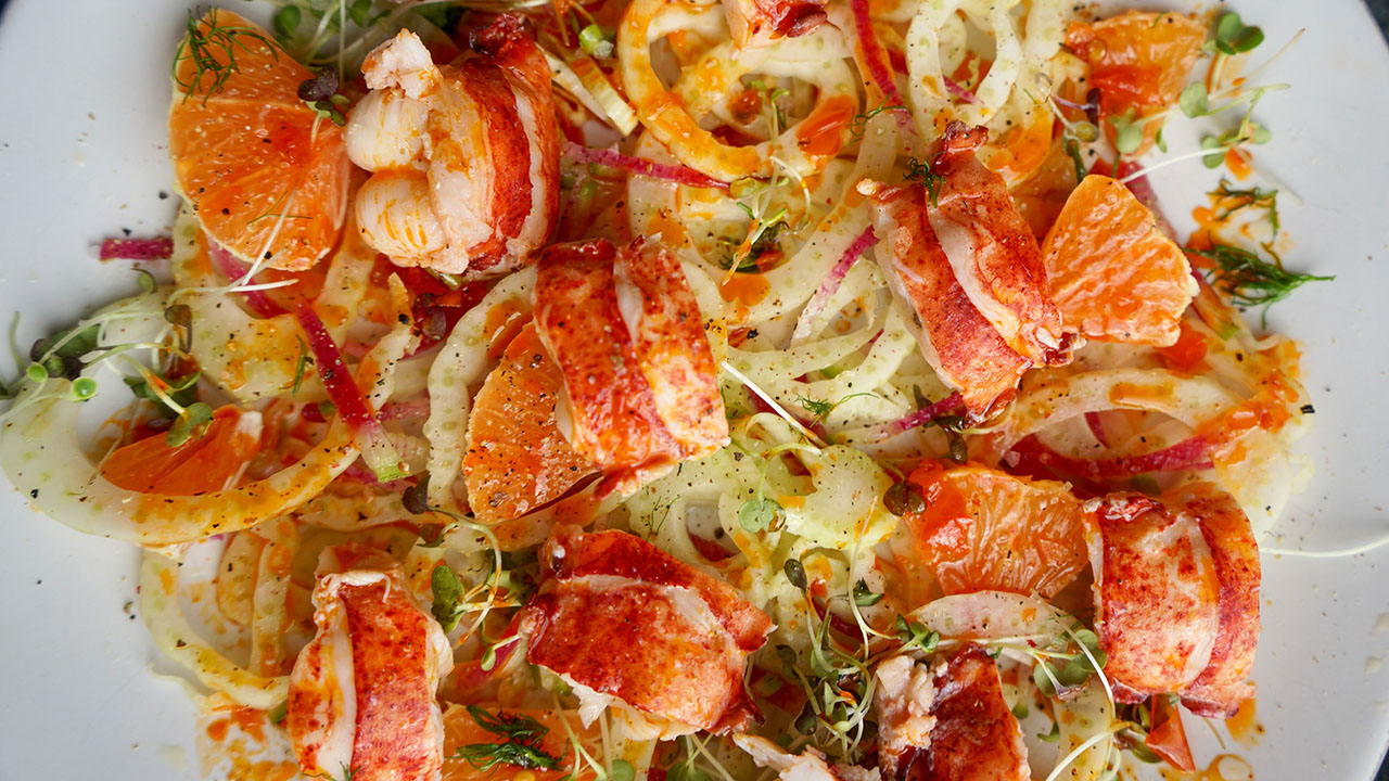 FennelOrange Salad with Lobster Tail Just Cook by ButcherBox