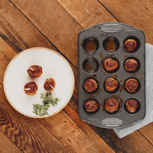 meatloaf and bacon party bites