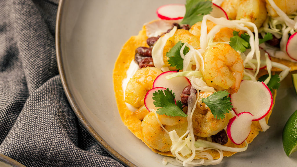 Shrimp and Black Bean Tostadas Just Cook by ButcherBox
