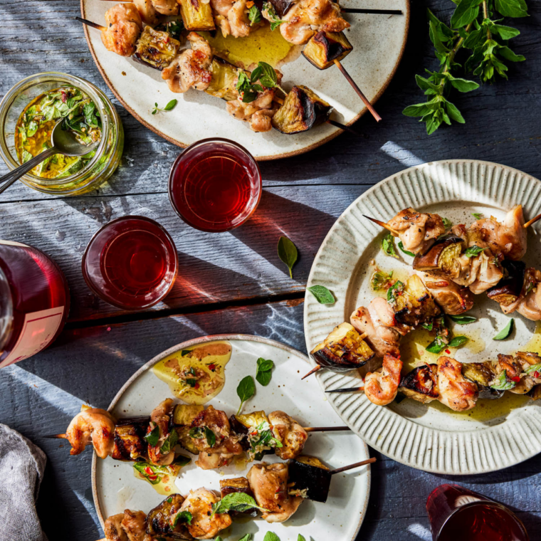 Chicken and Eggplant Skewers Just Cook by ButcherBox