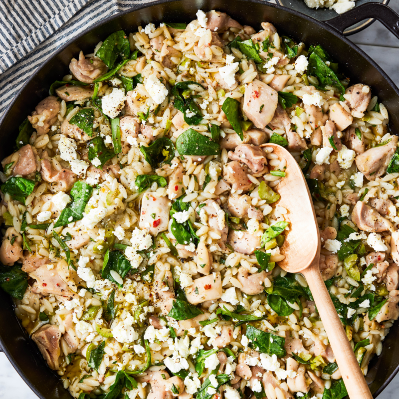 OnePan Chicken Thighs with Orzo Just Cook by ButcherBox