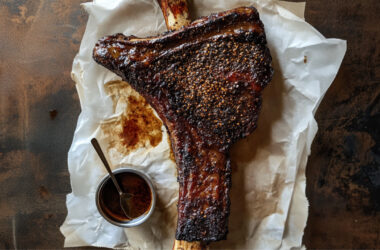 Coffee-Rubbed Roasted Tomahawk