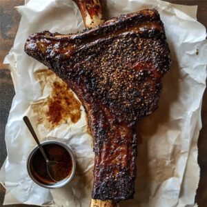 Coffee-Rubbed Roasted Tomahawk