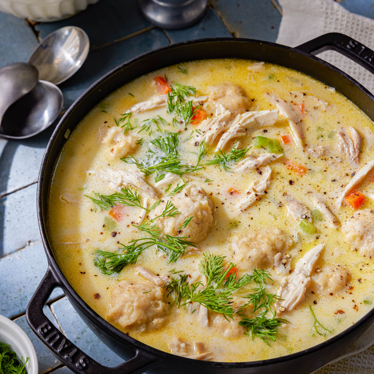 Mom's Chicken Soup With Dumplings… – You Betcha Can Make This!