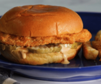 No-Cook Dinner: Chicken Sandwich w/ Pickles