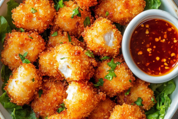 Bang Bang Panko Cod Bites in a bowl