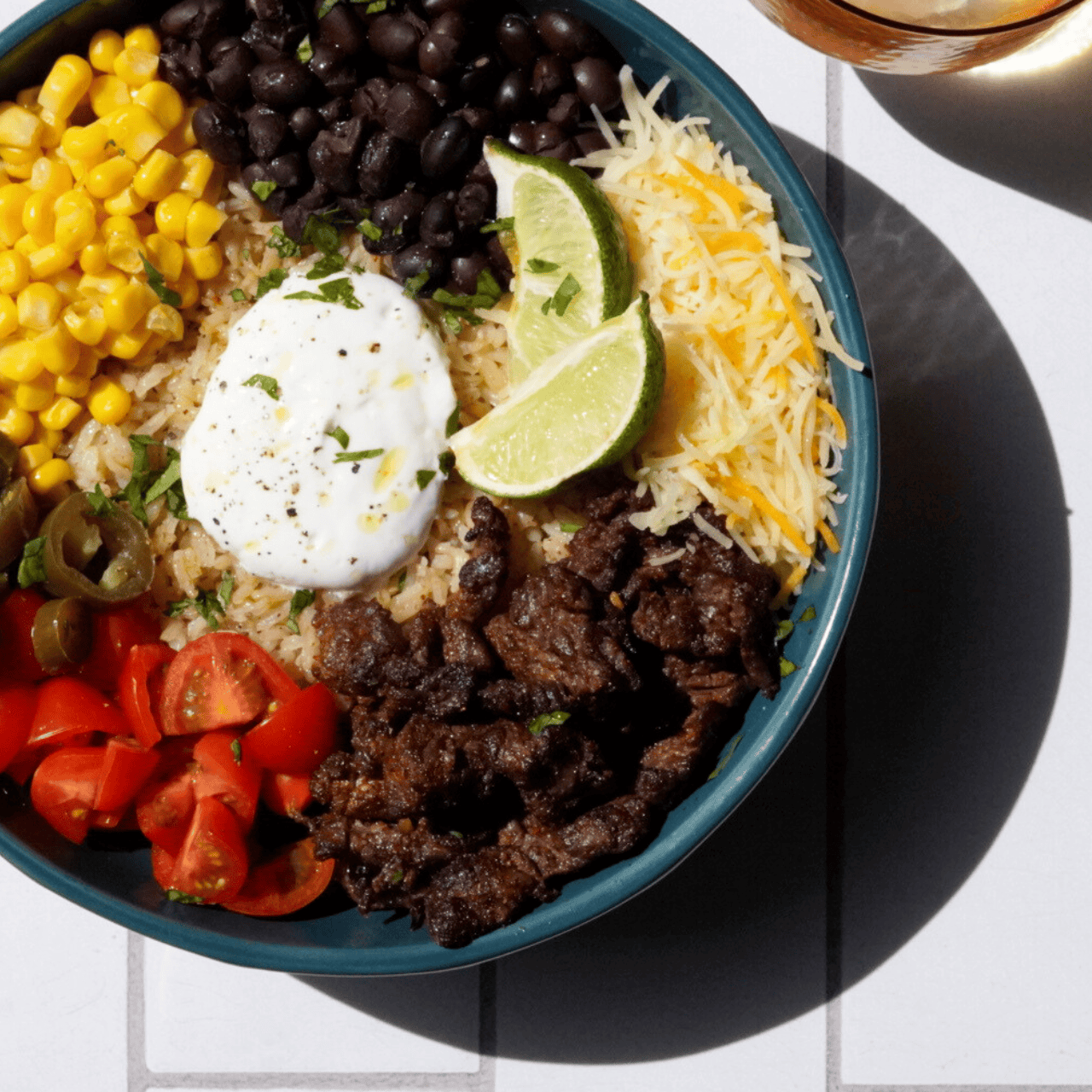 Steak Tip Burrito Bowl with ButcherBox Premium Steak Tips Just Cook
