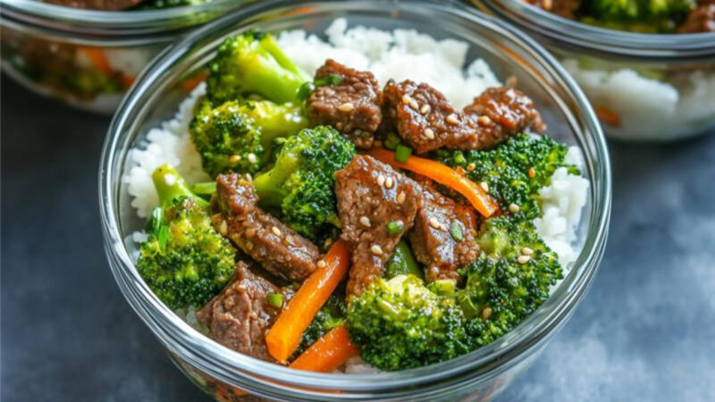 Beef & Broccoli Meal Prep Bowls