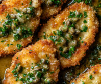 Pork Schnitzel with Brown Butter-Caper Sauce