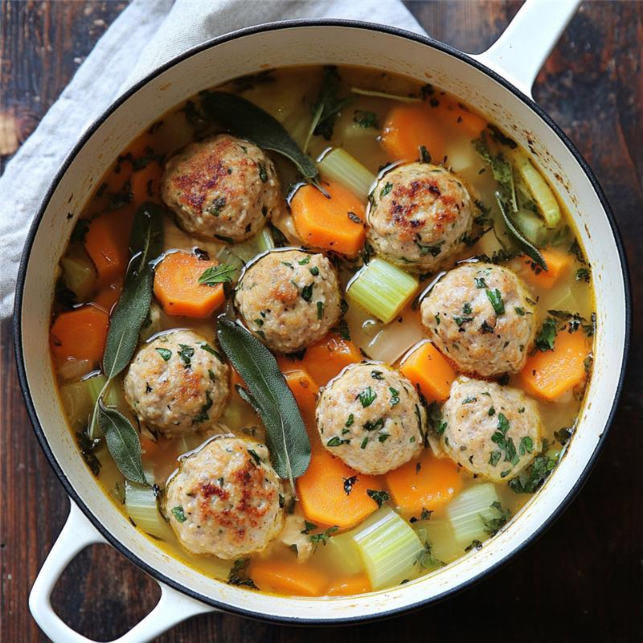 Chicken Meatball Soup Just Cook By Butcherbox