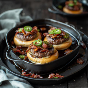 Bacon Jam Sliders