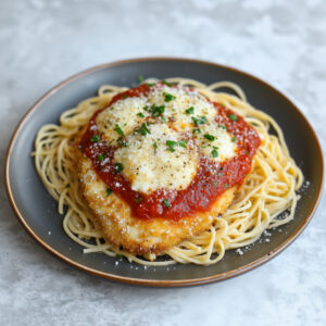 Chicken Parm on a plate