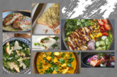 different recipes collage