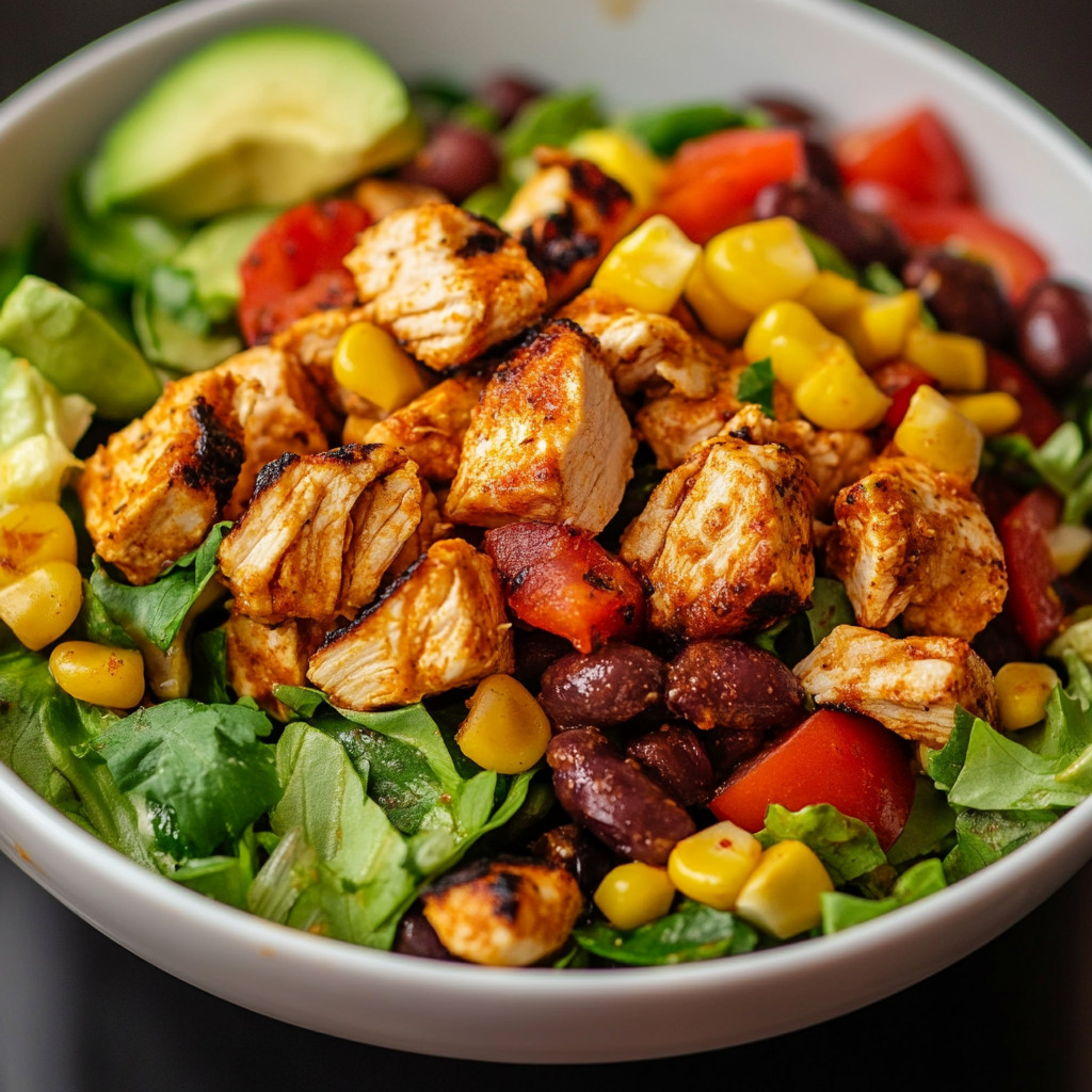 Southwest Chicken Salad in a bowl