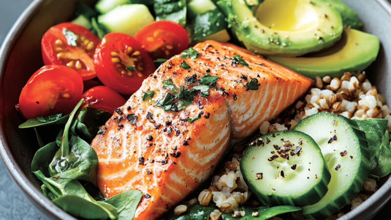 Salmon Grain Bowl