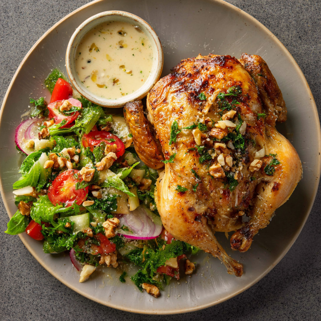 Marcella Hazan-Inspired Extra Lemony Whole Roasted Chicken with